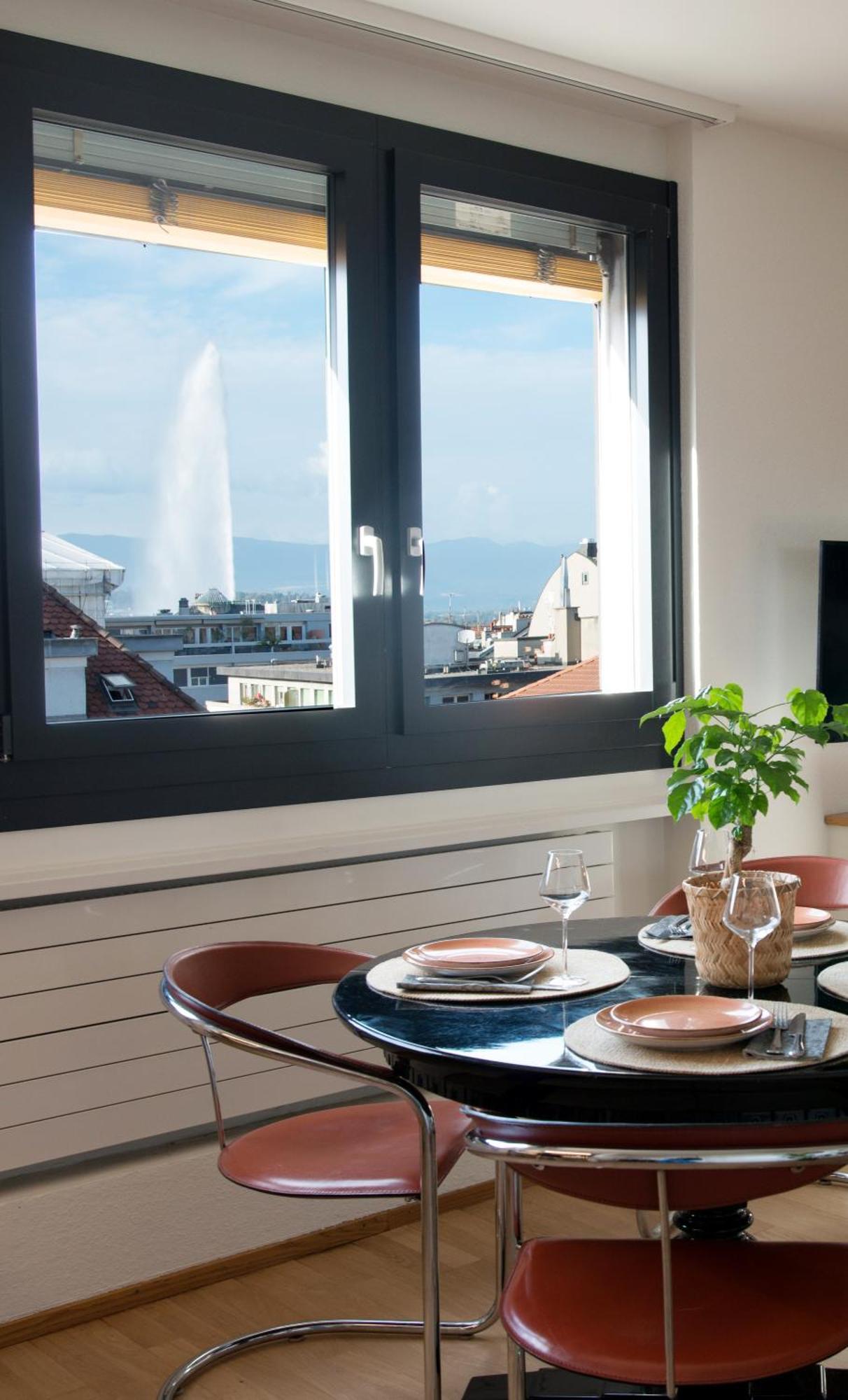 Wowappartements Vue Sur Le Jet D'Eau Genève Buitenkant foto